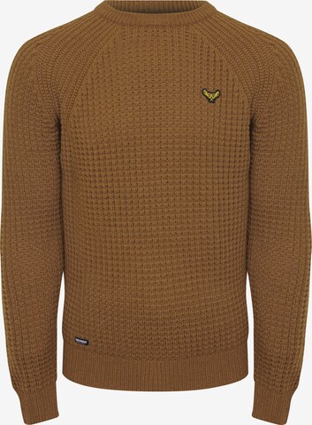 Threadbare Sweater 'Macsen' in Brown: front