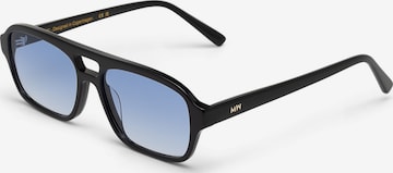 MessyWeekend - Óculos de sol 'Burt' em preto: frente