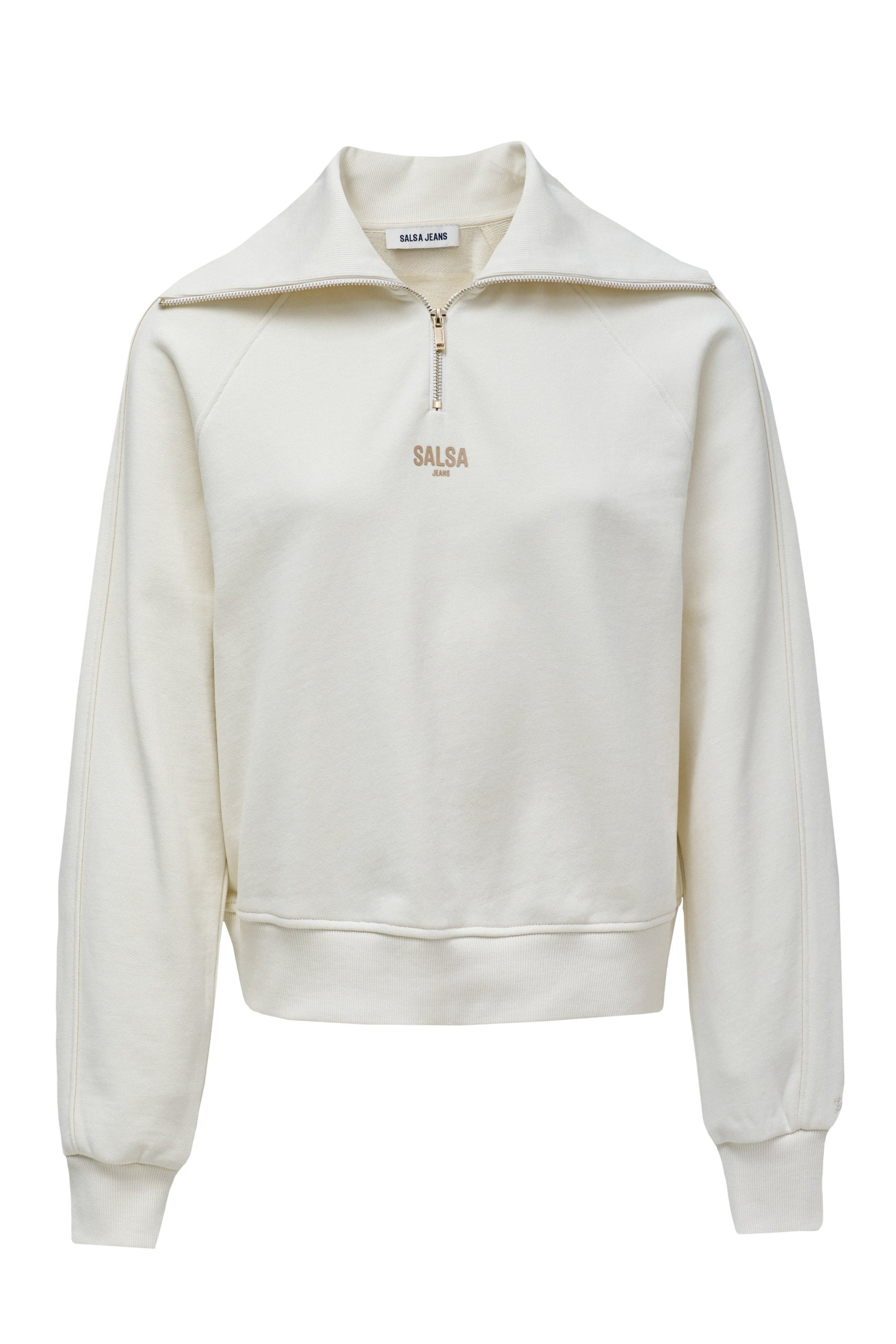 Salsa Jeans Sweatshirt in Beige: voorkant