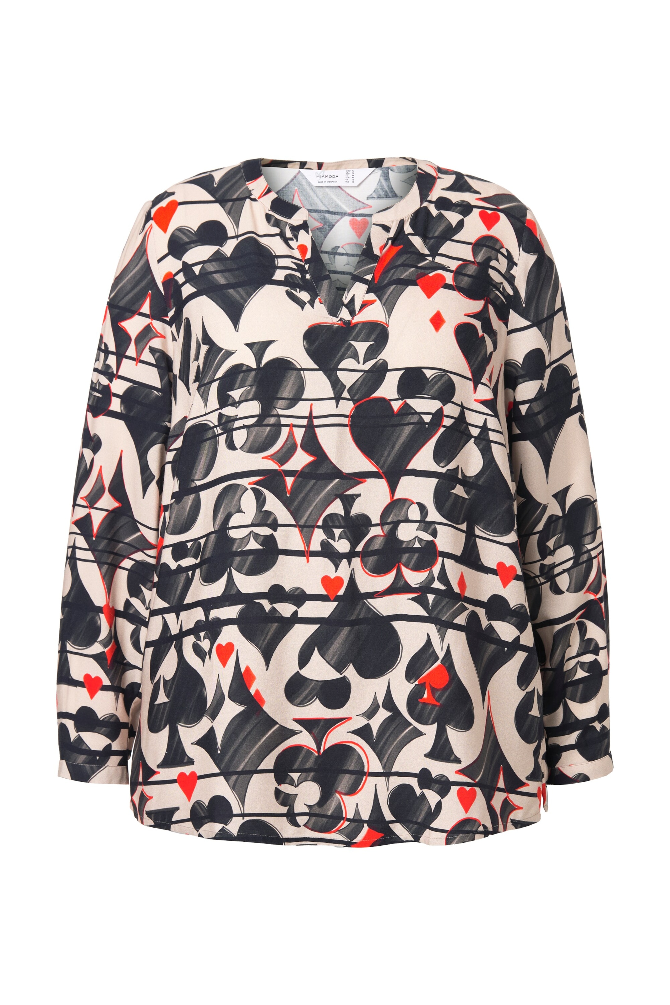 MIAMODA Blouse in Black: front