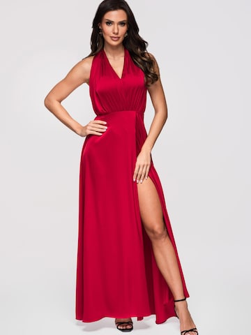 Ombre Evening dress in Red: front
