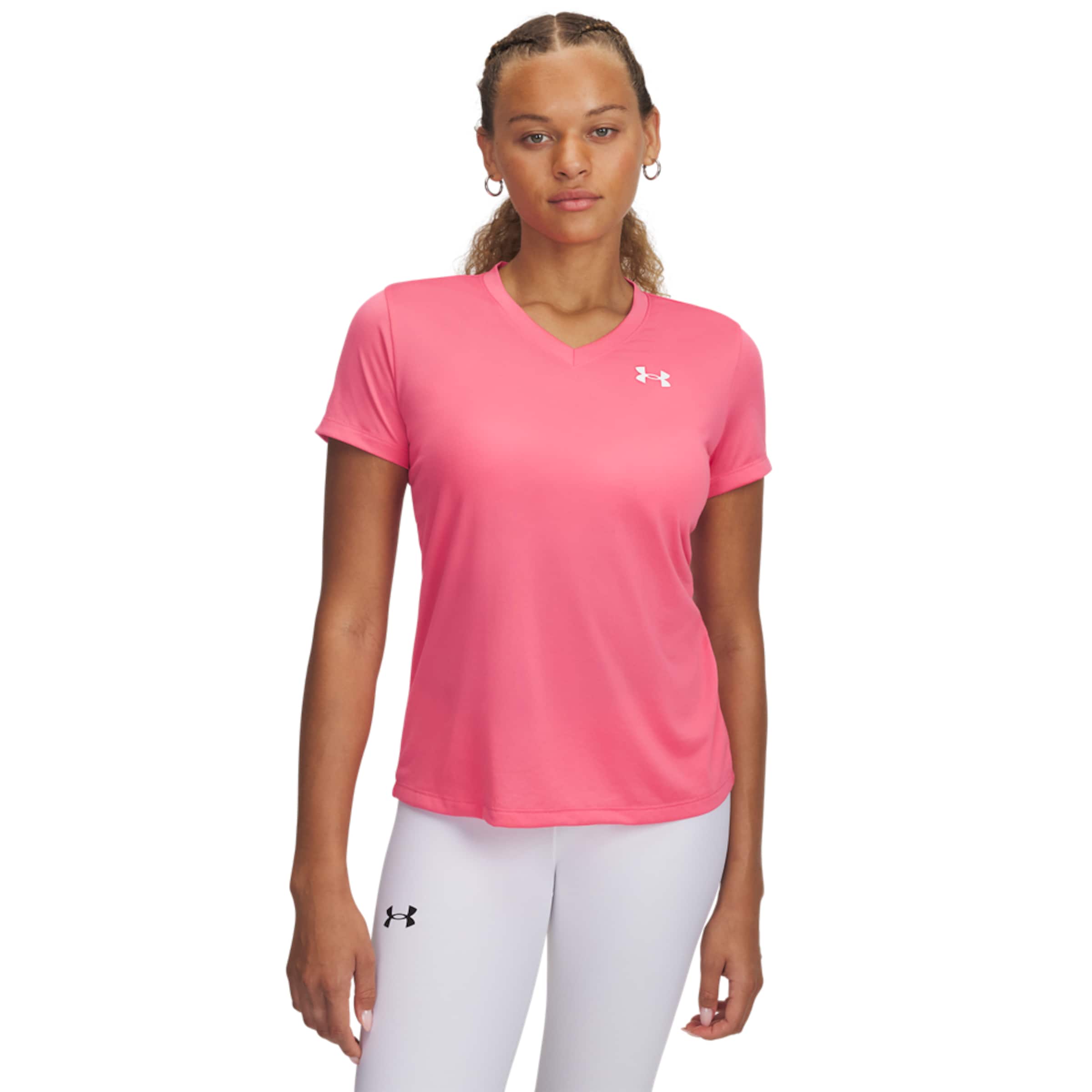 UNDER ARMOUR Funkcionalna majica | roza barva: sprednja stran