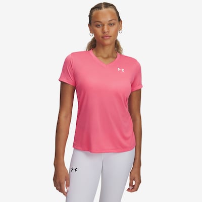UNDER ARMOUR Λειτουργικό μπλουζάκι σε ροζ / λευκό, Άποψη προϊόντος