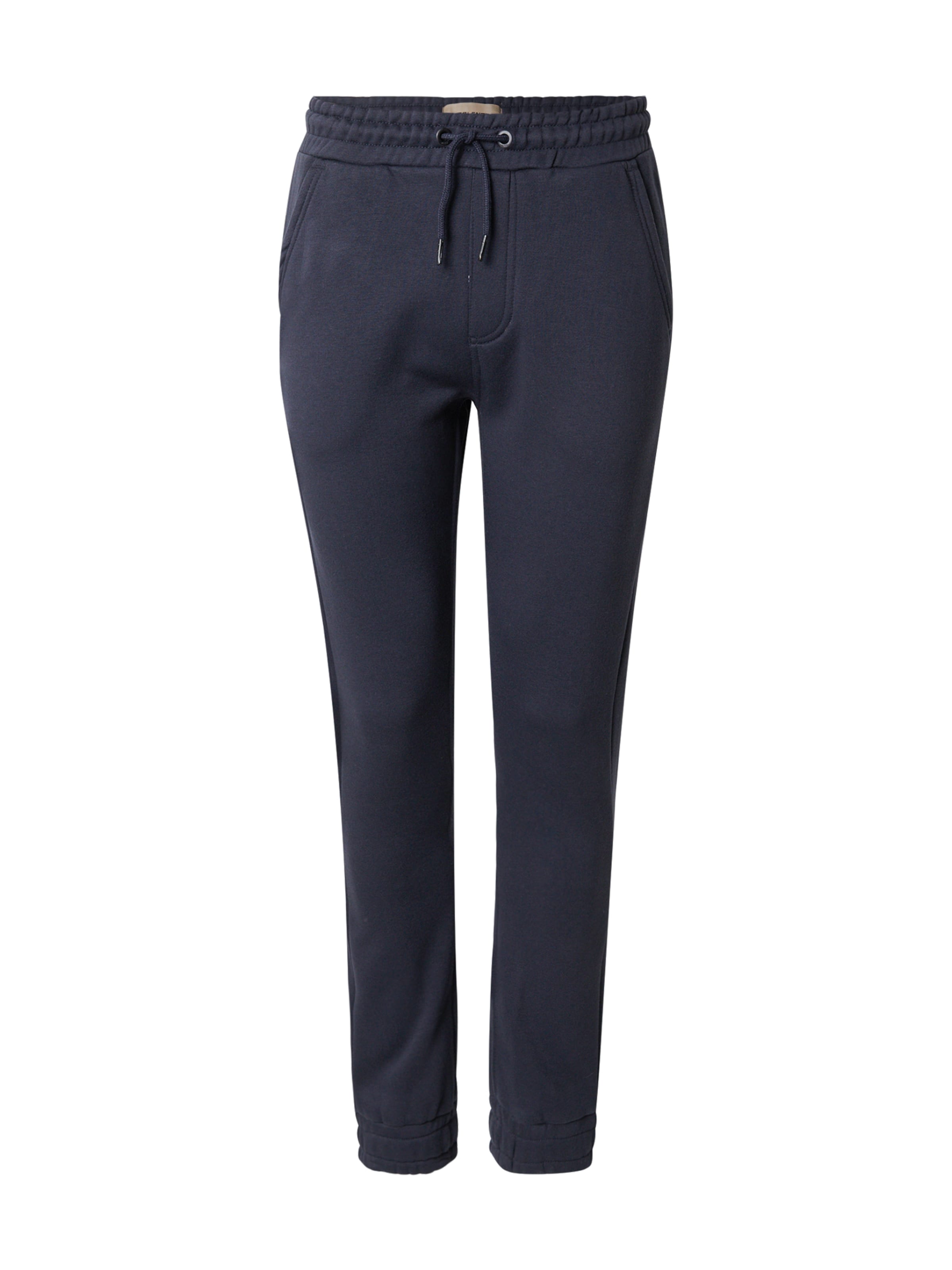 zils BLEND Pakapēniski sašaurināts piegriezums Sporta bikses 'Downton': no priekšpuses