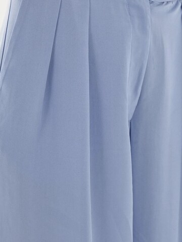 Wide leg Pantaloni con pieghe di Hiccup in blu