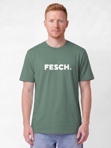 Maglietta 'Fesch' di Watapparel in verde: frontale