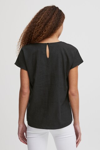 Oxmo Blouse 'Oxsabine' in Zwart