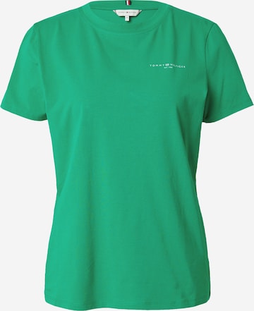 TOMMY HILFIGER Shirt '1985' in Groen: voorkant