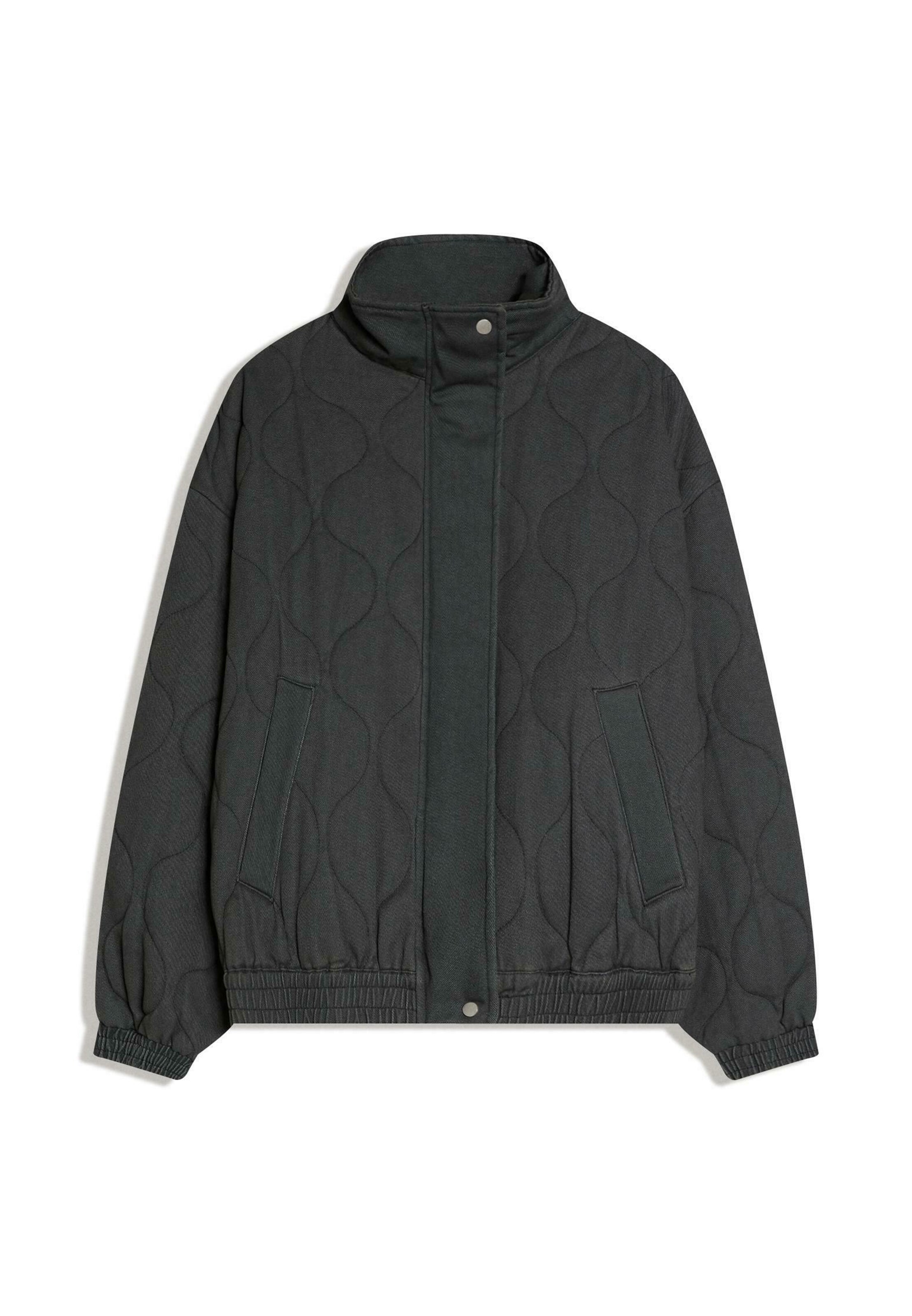 Bershka Between-season jacket in XS-S in Anthracite, Item view