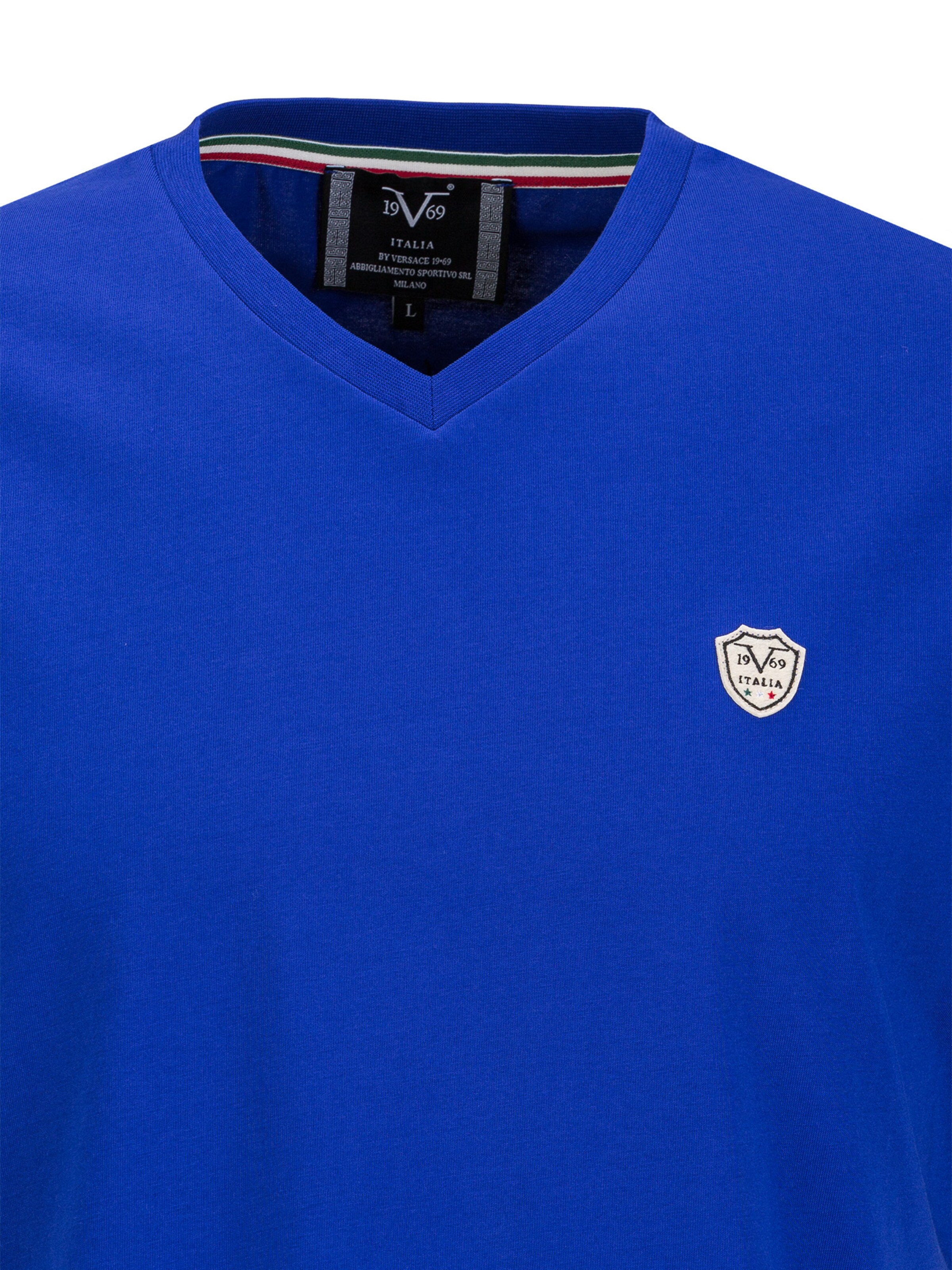 19V69 ITALIA Shirt 'Toni' in Blue