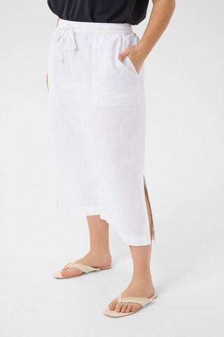 KAFFE CURVE Skirt 'KCNana' in White: front