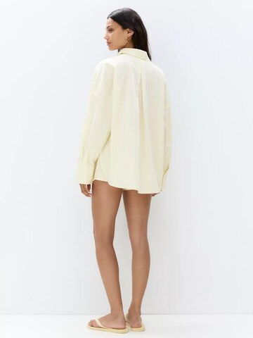 Chemisier Pull&Bear en jaune