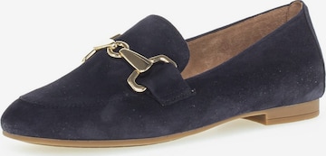 GABOR Classic Flats in Blue: front