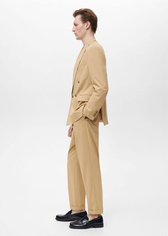 MANGO MAN Regular Fit Sakko 'Boston' in Beige