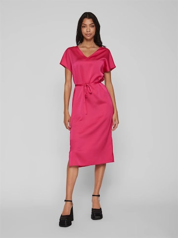 VILA Dress in Pink: front