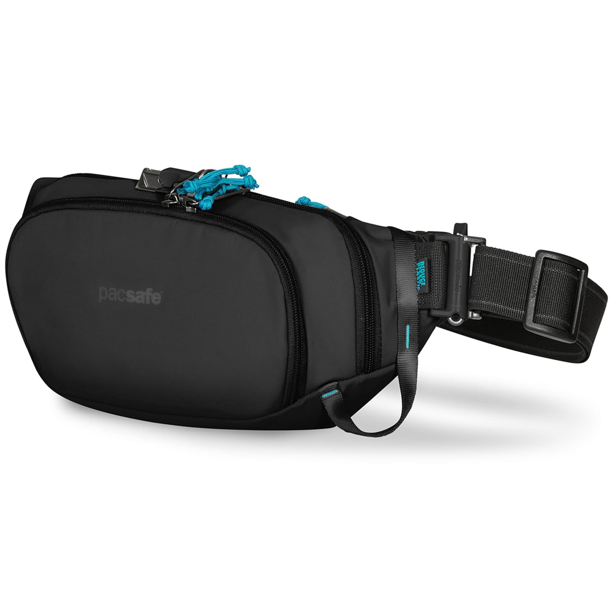 Marsupio 'Pacsafe Eco' di Pacsafe in nero: frontale