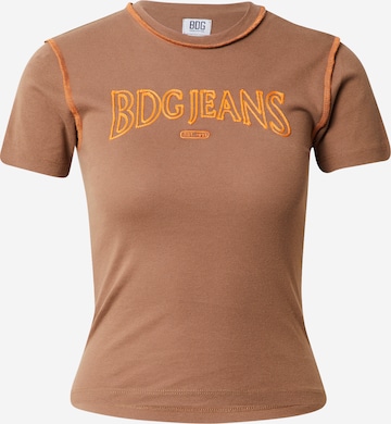 T-shirt BDG Urban Outfitters en marron : devant