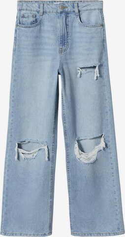MANGO TEEN Wide leg Jeans 'Wider' in Blue: front