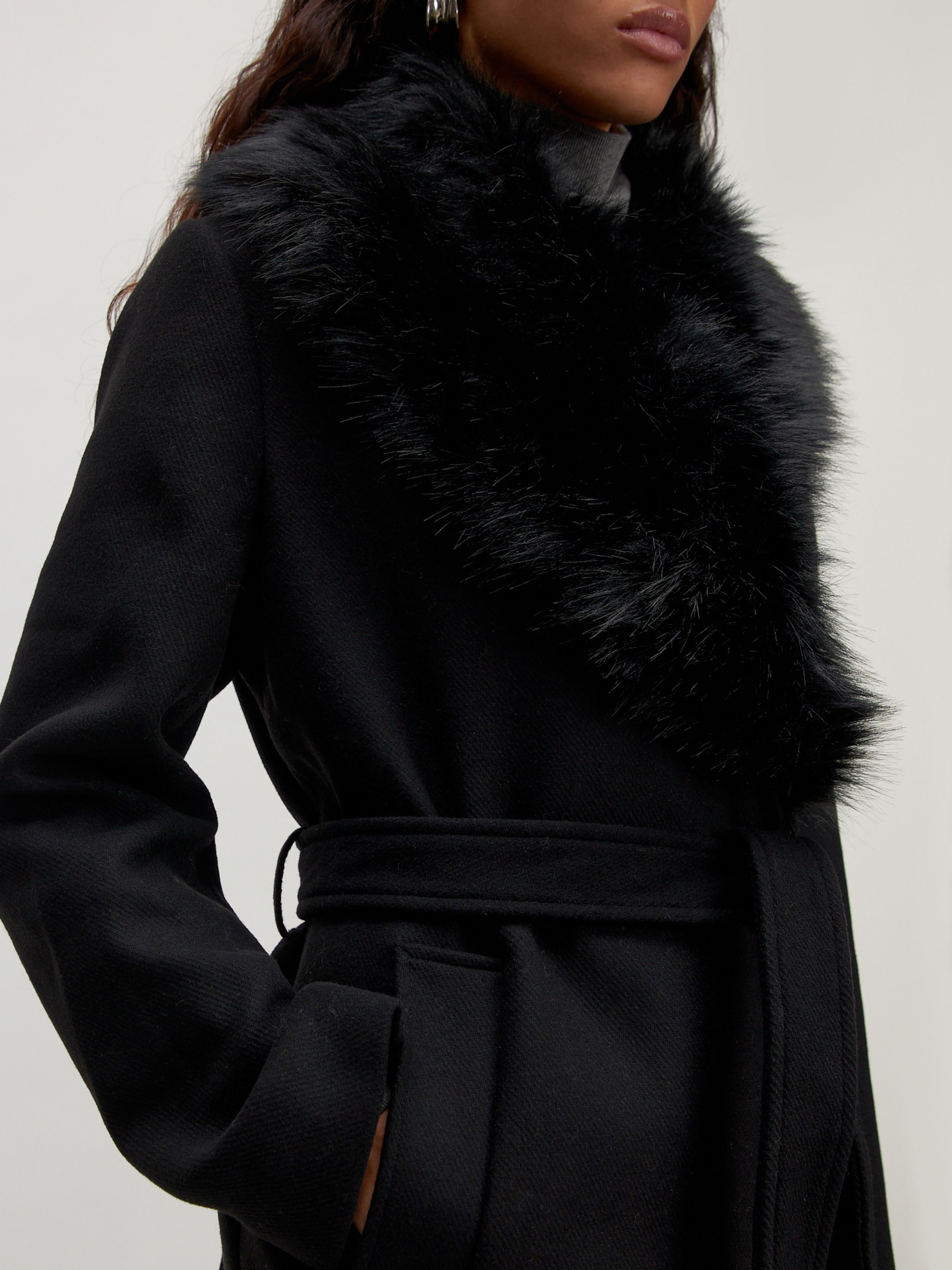 EDITED Produits Manteau mi-saison 'Mailen' noir