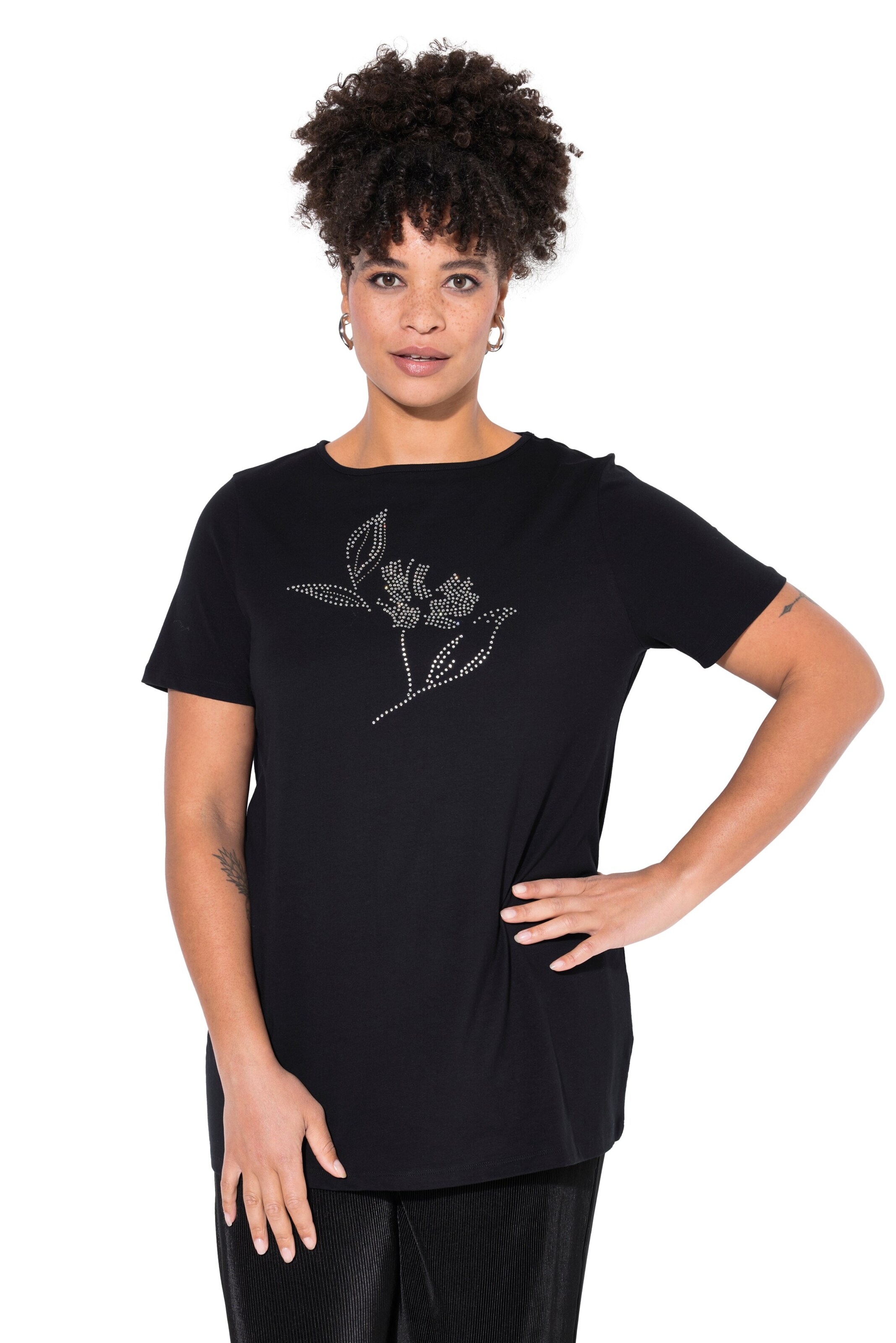MIAMODA Shirt in Zwart: voorkant
