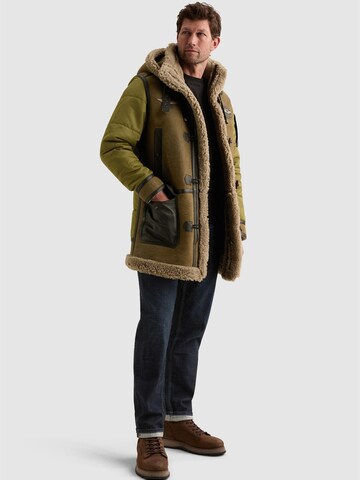 PME Legend Overgangsjakke 'Tornador leather jacket' i brun
