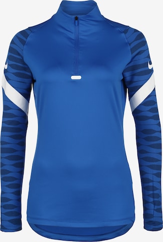 NIKE Funktionsbluse 'Strike' i blå: forside
