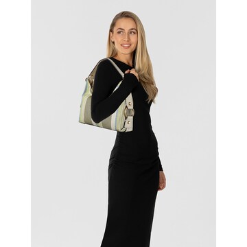 Borsa a spalla 'Camden' di GUESS in verde: frontale