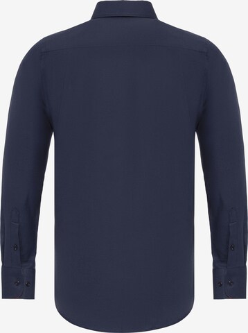 DENIM CULTURE Slim fit Button Up Shirt ' BRADLEY ' in Blue