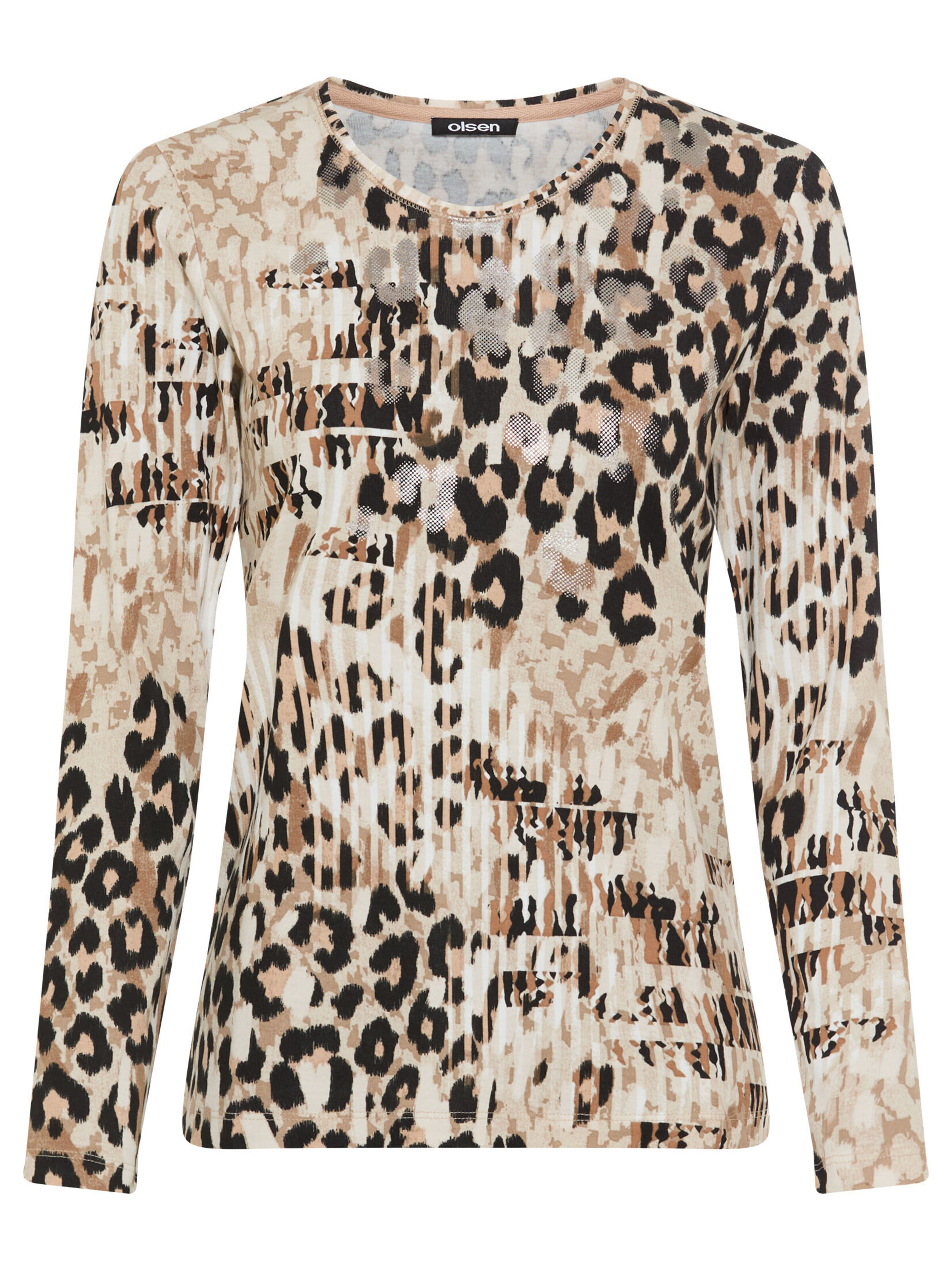 Olsen Sweatshirt in Beige: voorkant