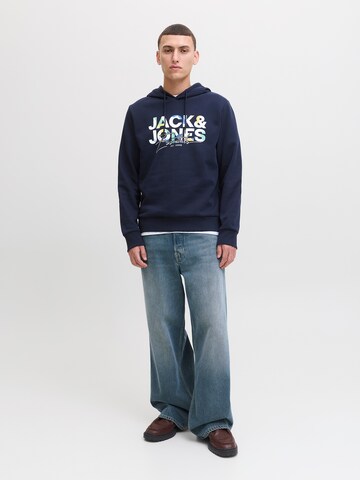 Sweat-shirt 'JJGEPLAS' JACK & JONES en bleu