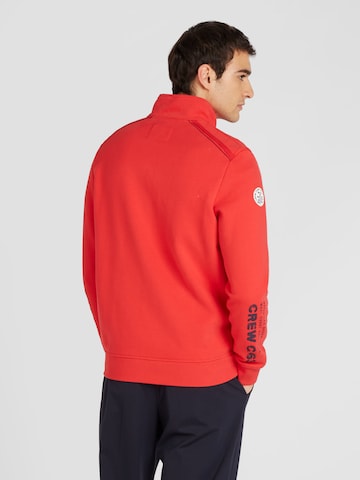 CAMP DAVID - Sudadera con cremallera en rojo