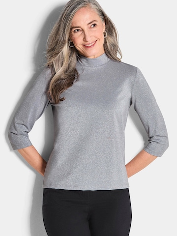 Goldner Shirt in Grau: Vorderseite