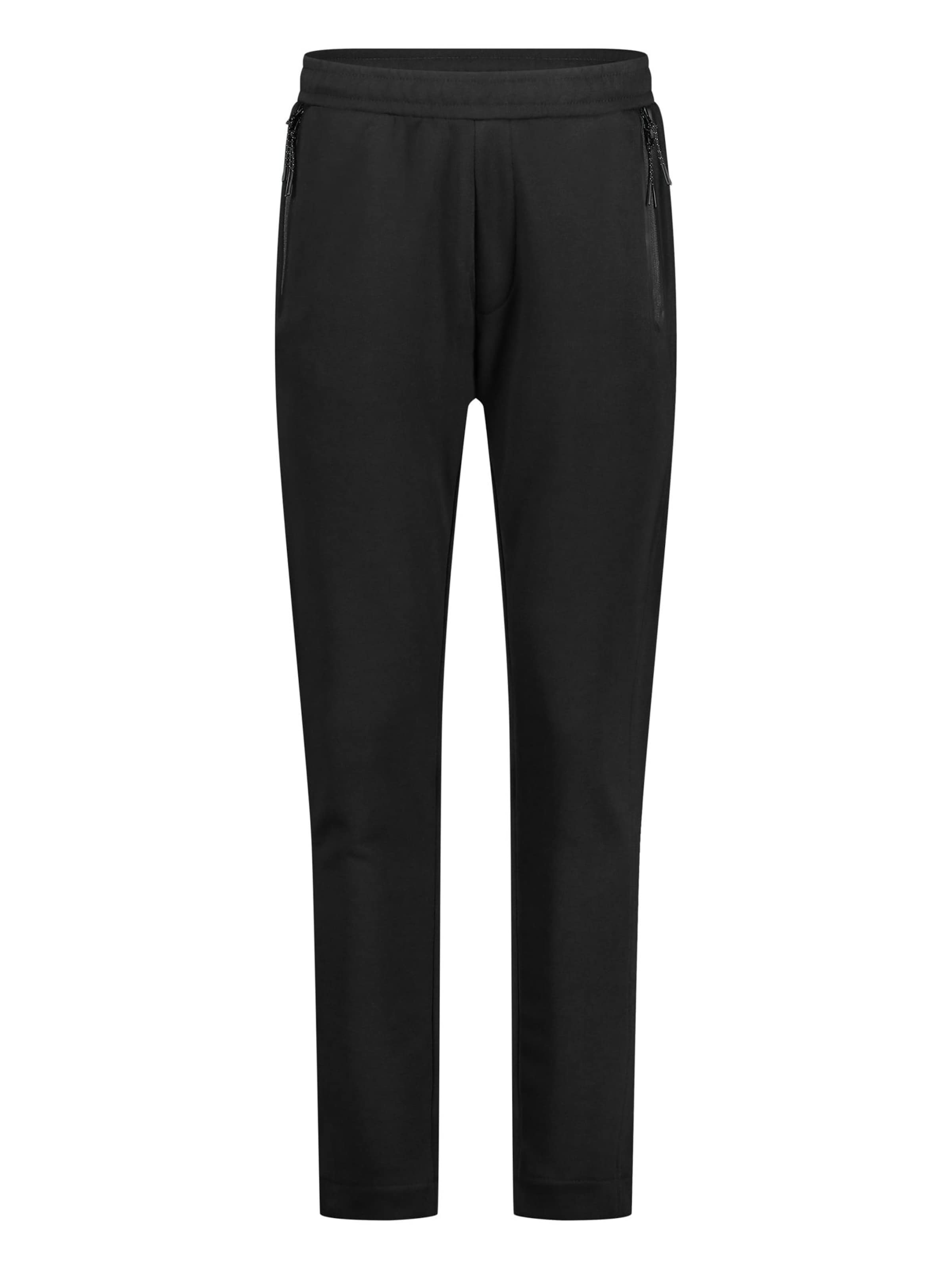 Slimfit Pantaloni 'Jeff' di SUPERREBEL® GEAR in nero