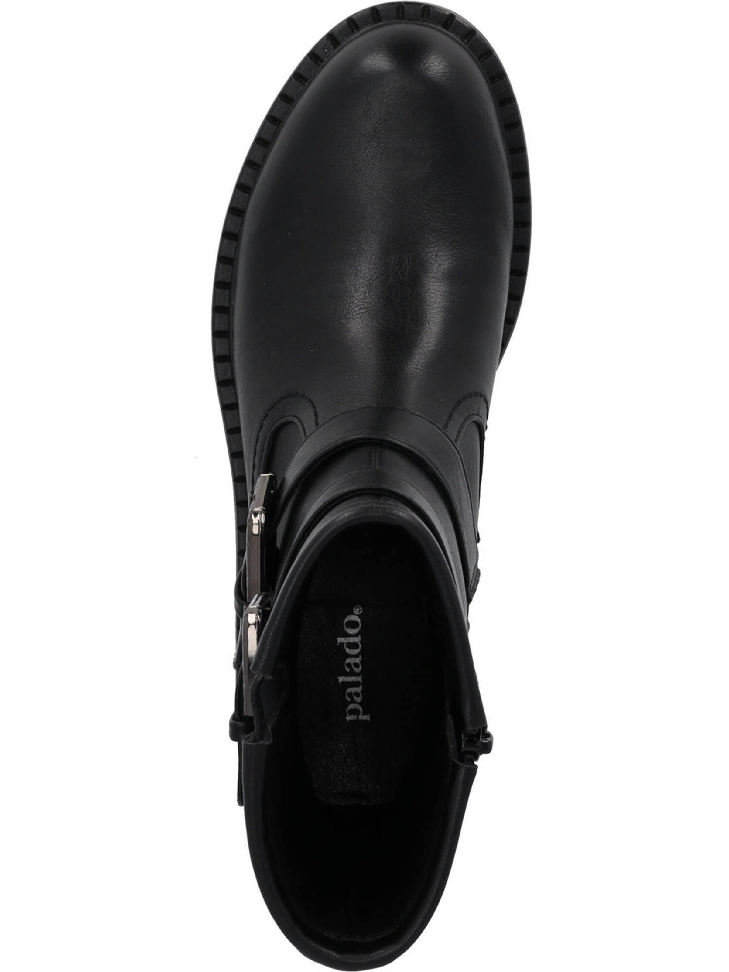 Palado Enkellaarsjes 'Balesina' in Zwart