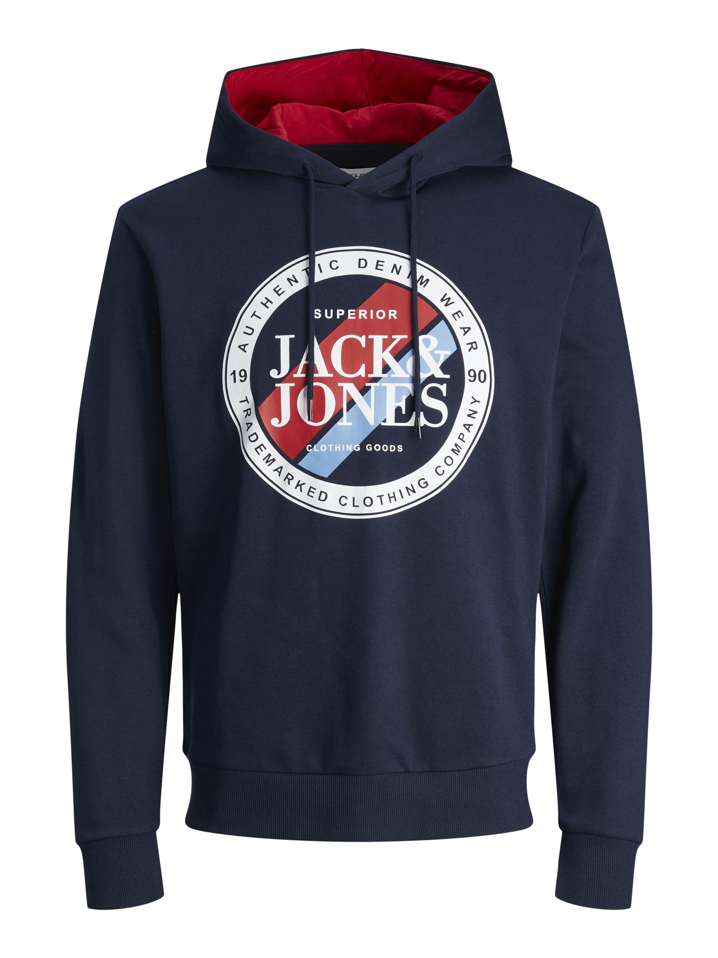 Sweat-shirt 'JJLoof' JACK & JONES en bleu