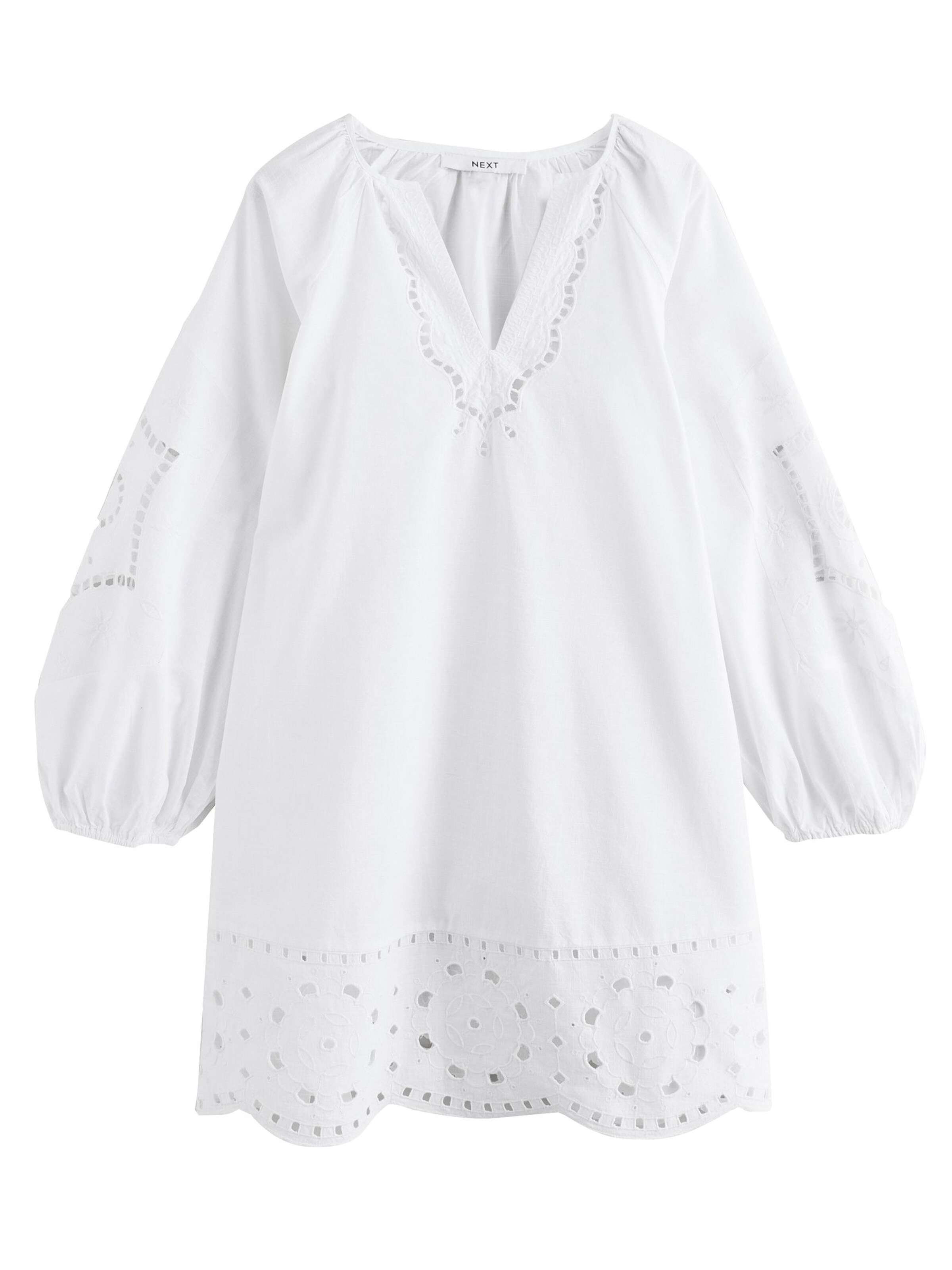 Next Kleid in Weiß: Vorderseite