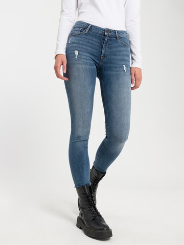 Cross Jeans Skinny Jeans ' Alan ' in Blue: front