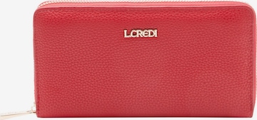 L.CREDI Portemonnee 'Perla' in Rood: voorkant