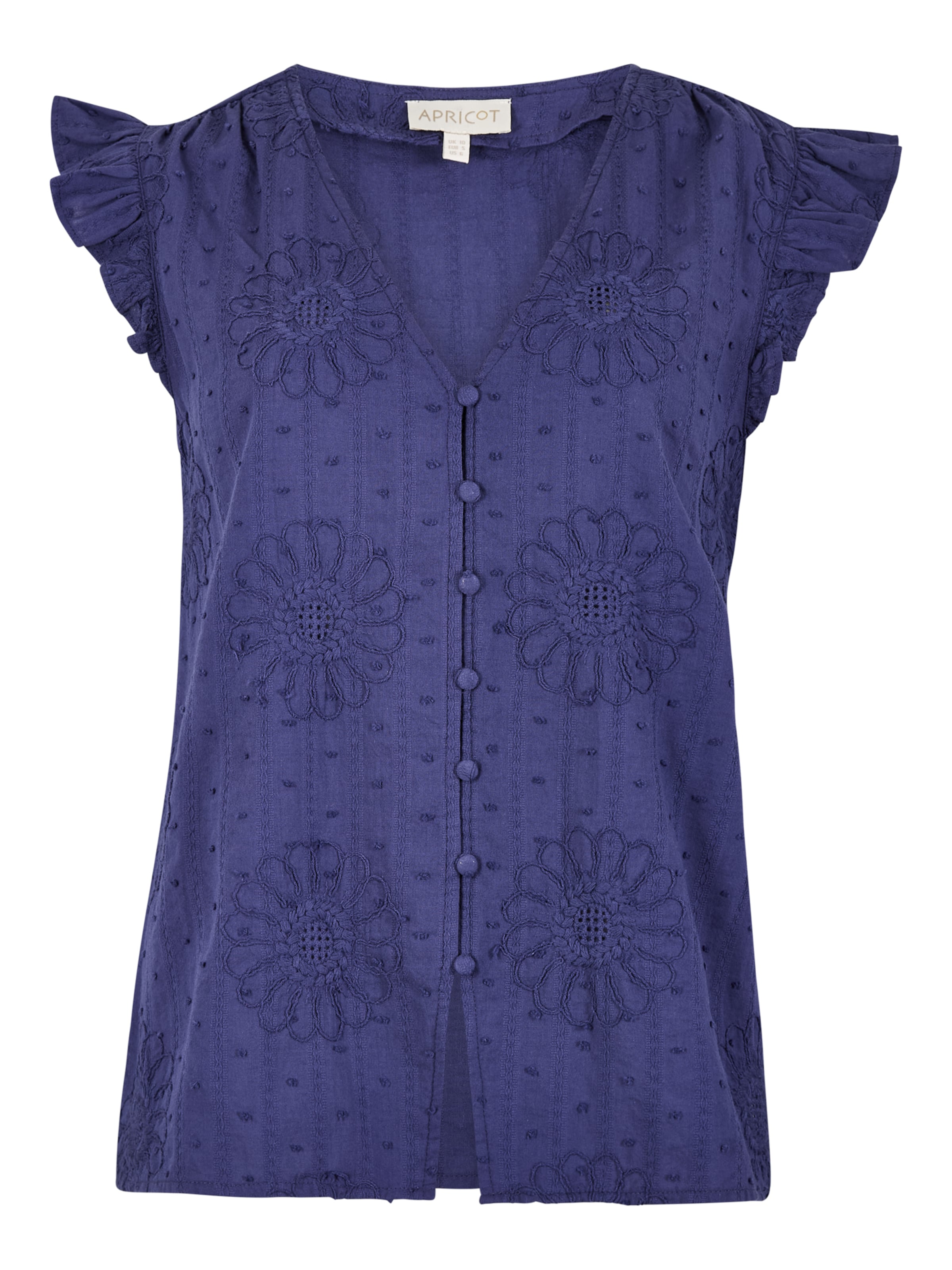 Chemisier ' ' Apricot en violet : devant