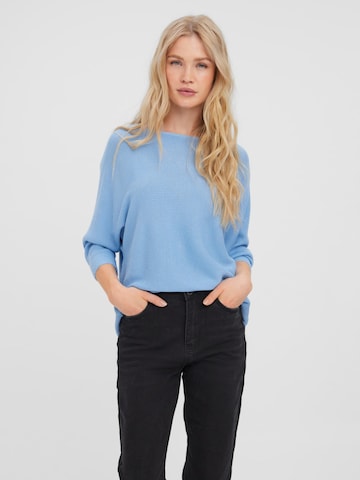 Pull-over 'Nora' VERO MODA en bleu : devant