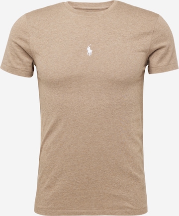 T-Shirt Polo Ralph Lauren en beige : devant