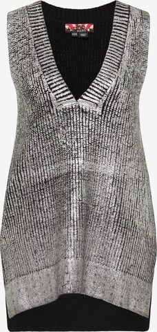 Pullover di myMo ROCKS in argento: frontale
