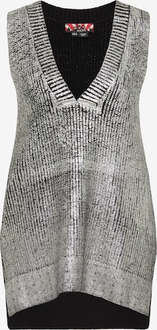 Pullover di myMo ROCKS in argento: frontale