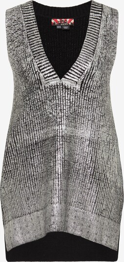myMo ROCKS Pullover in schwarz / silber, Produktansicht