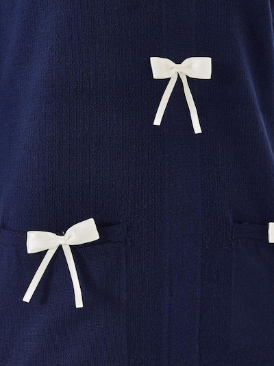 Bianco Lucci Strickkleider in marine / weiß, Produktansicht
