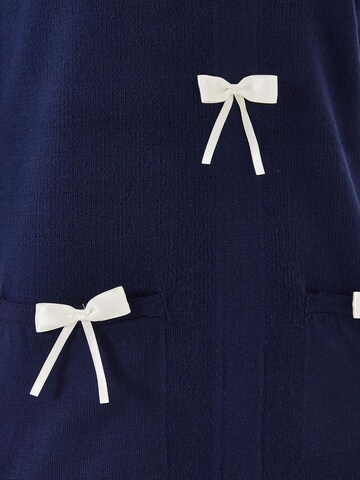 Bianco Lucci - Vestido de malha em azul