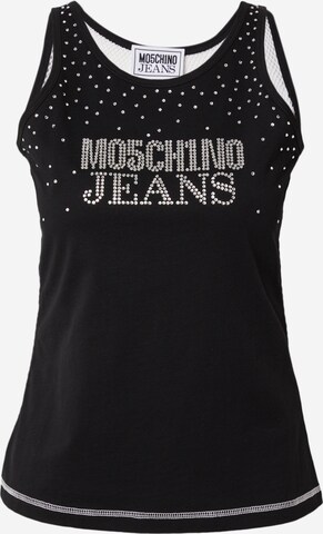 Moschino Jeans - Top en negro: frente