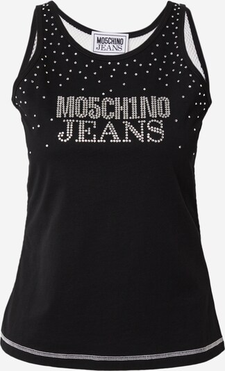 Moschino Jeans Overdel i sort / transparent / hvid, Produktvisning