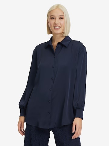 Camicia da donna di Vera Mont in blu: frontale