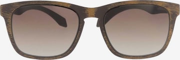 Lunettes de soleil 'Overtown C60' Alsteca en marron : devant